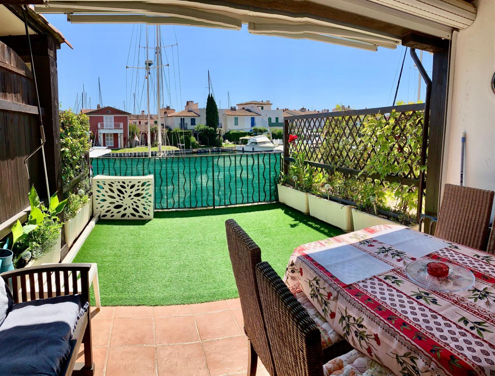 Appartement Rue De L'Amarrage A Port Grimaud Avec Terrasse Vue Canaux Et Garage 외부 사진